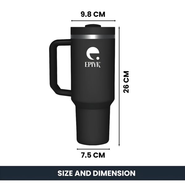 EPIYK 40 Oz Tumbler width